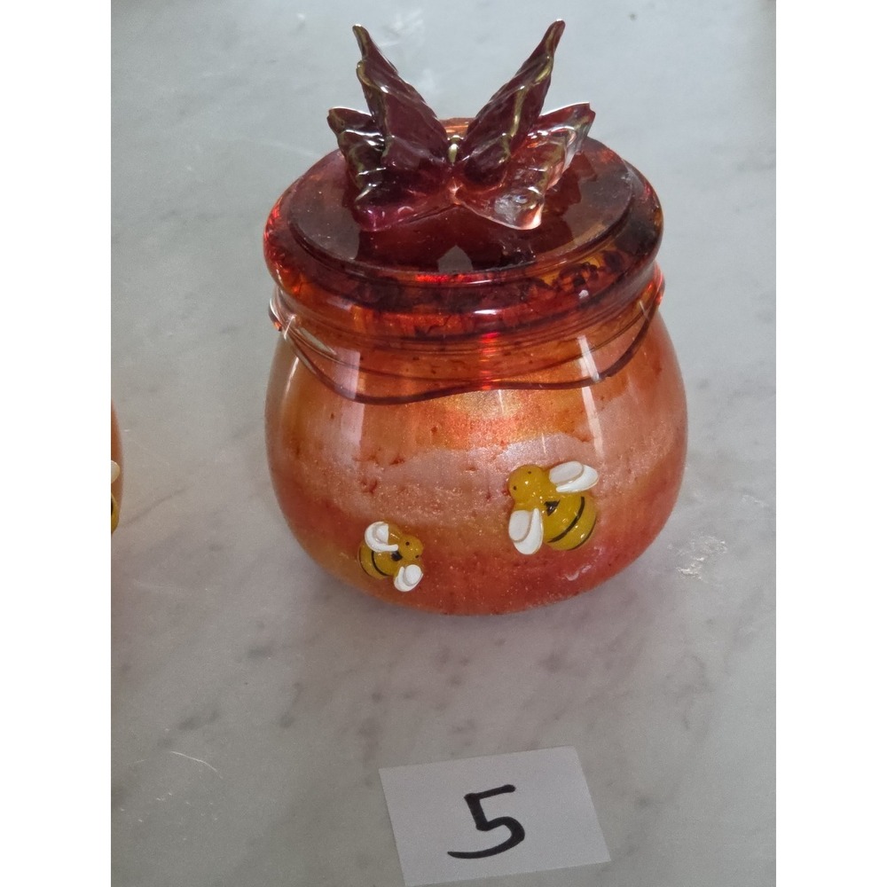 Handmade Resin Stash/Honey Pot Jar - Picture 6 of 12